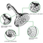 6 Spray Settings High Pressure Shower Head chrome