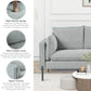 Modern Style Sofa Small Love Seats