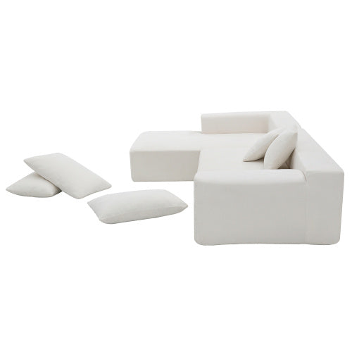 Sofa Set, Modern Minimalist Style L-Shape