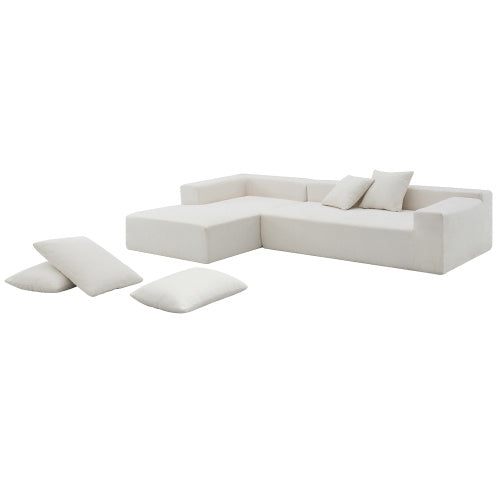 Sofa Set, Modern Minimalist Style L-Shape