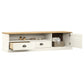 TV Stand White Solid Wood Pine