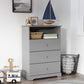 3-Drawer Kids Dresser with Storage Shelf