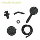 Multi Function Dual Shower Head Matte black