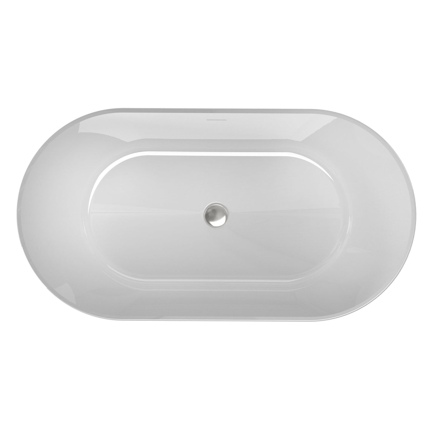 Acrylic Freestanding Tub -60''-black