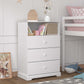 3-Drawer Kids Dresser with Storage Shelf