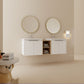 60" Double Sink  Exquisite Wall mount Vanity