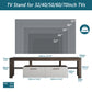 cabinet Brown + white modern TV stand with LED light