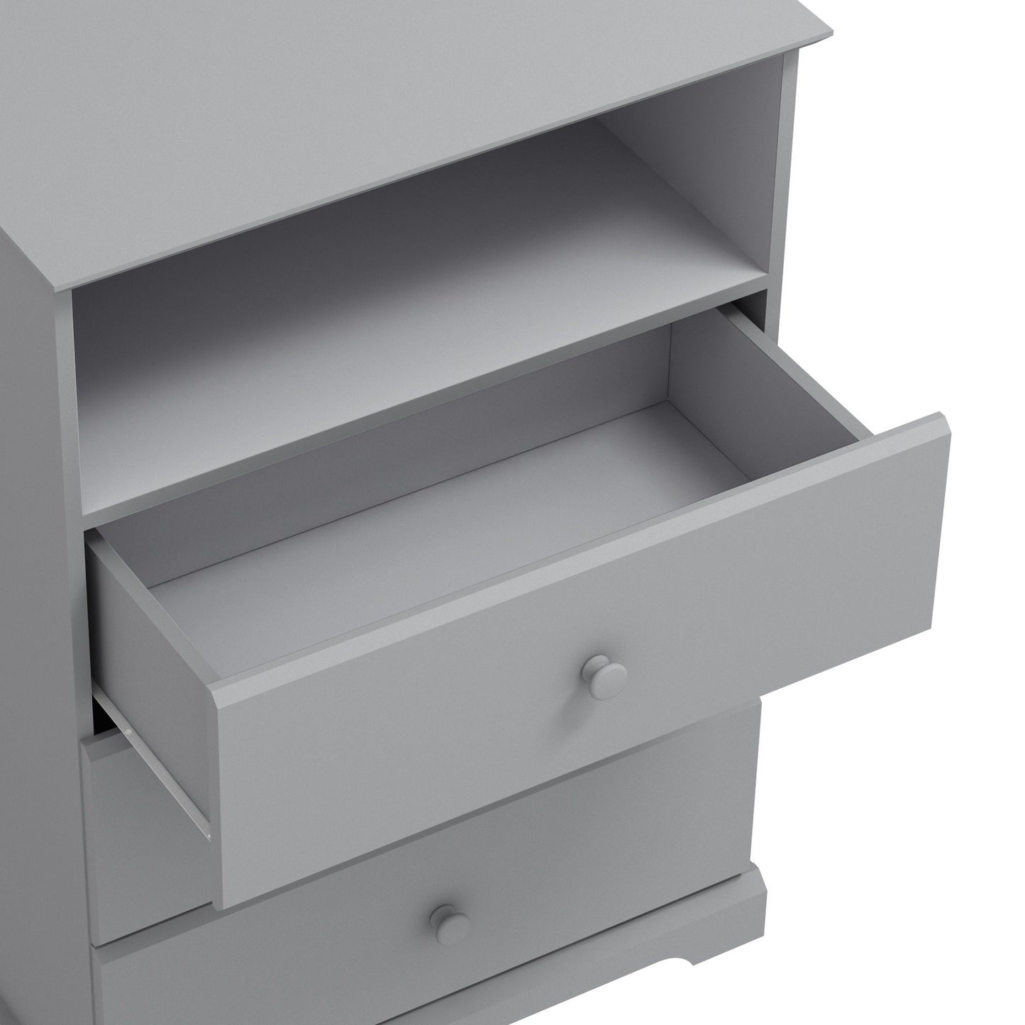 3-Drawer Kids Dresser with Storage Shelf