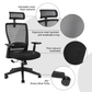 office mesh chair with lumbar support