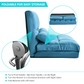 Double Chaise Lounge Floor Couch and Sofa