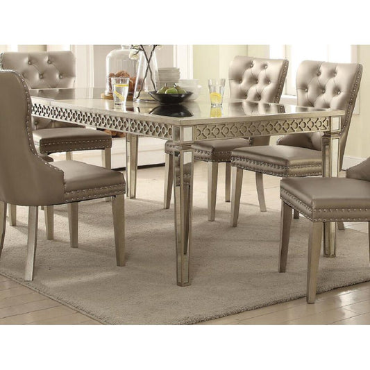 Kacela Dining Table in Champagne