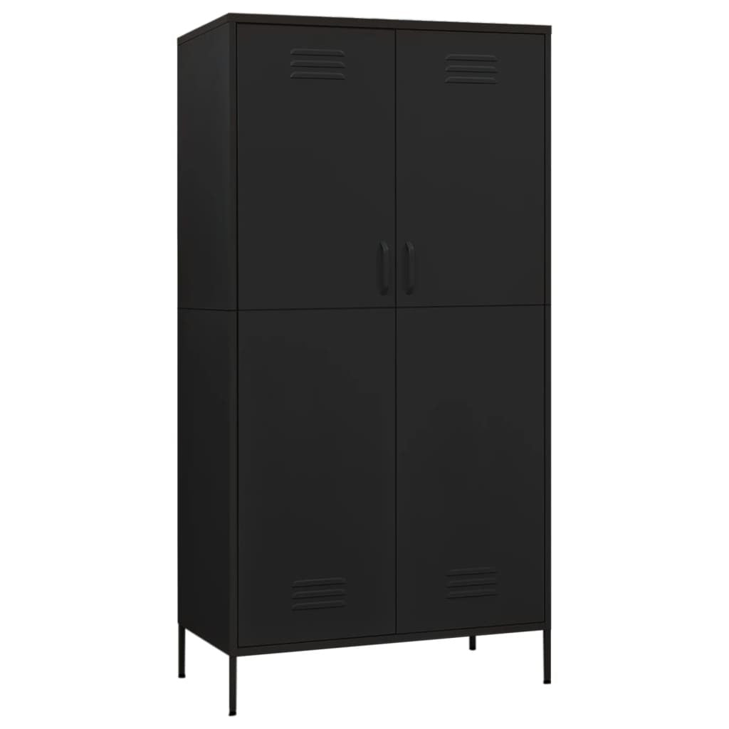 black Steel Wardrobe
