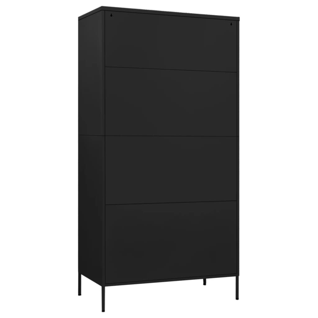 black Steel Wardrobe
