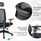 office mesh chair with lumbar support