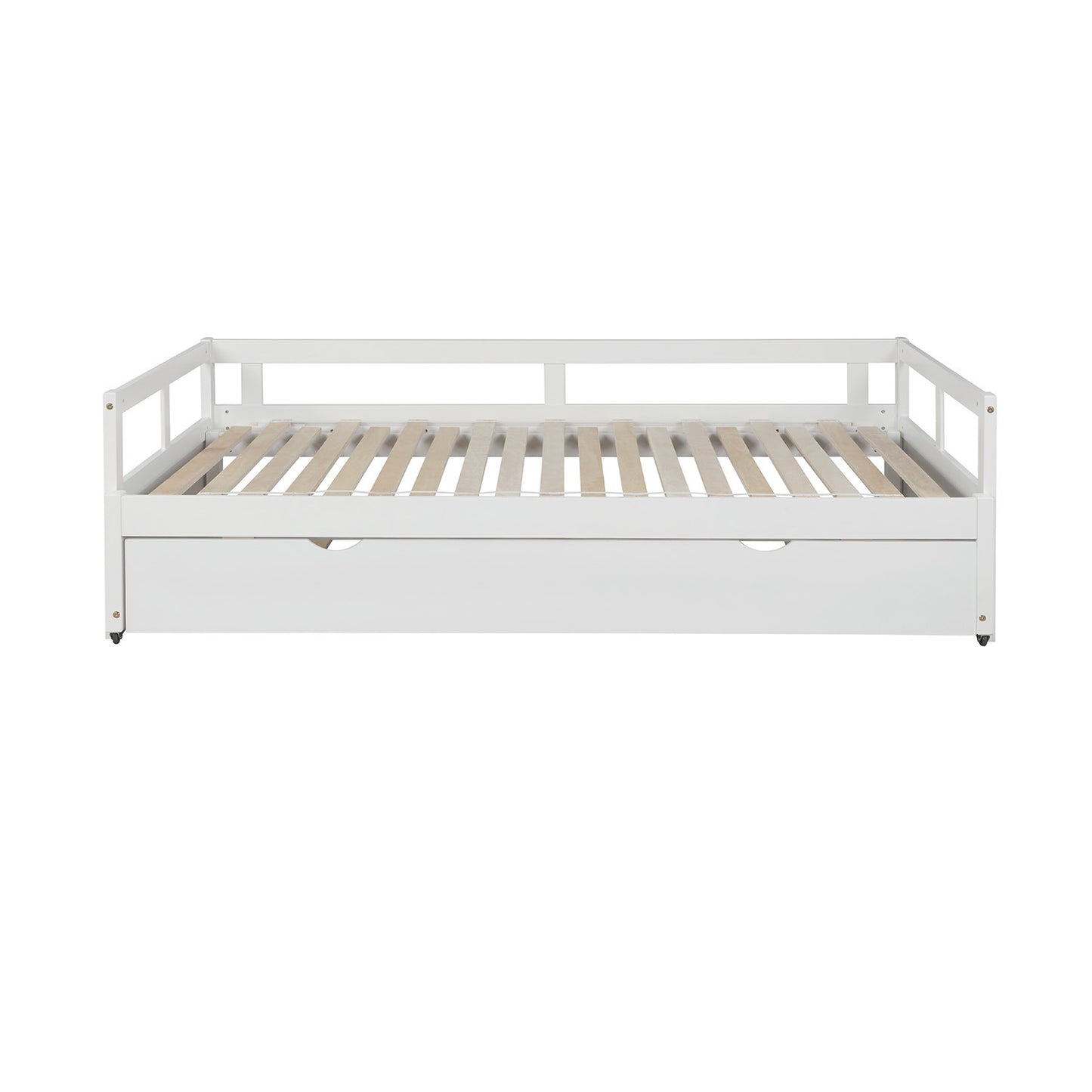 White King Size Daybed with Trundle