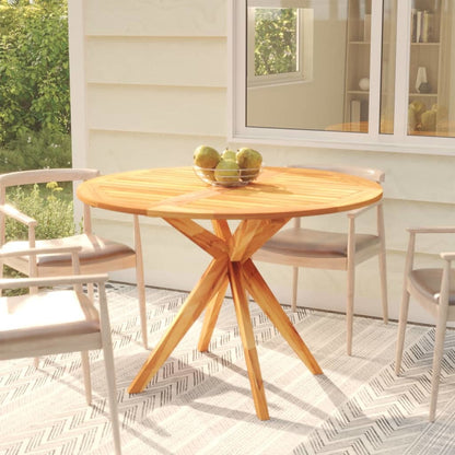 Patio Table Solid Wood Acacia