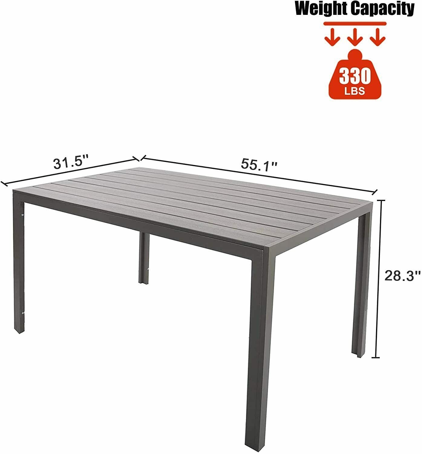 6 Person Outdoor Dining Table