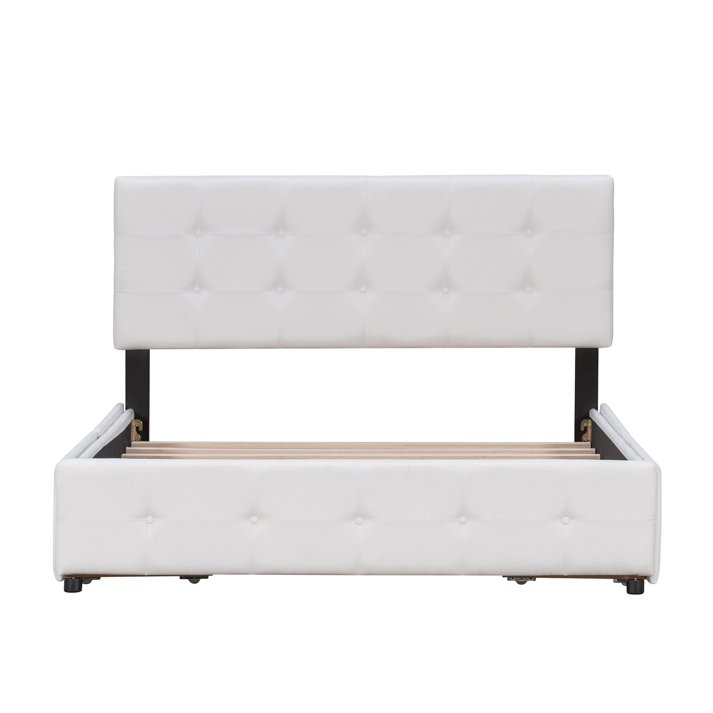 Classic Headboard and 4 Drawers;  Queen Size