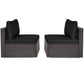 2 Pieces Armless Sofa (multiple color available)