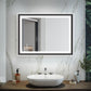 4 Size LED Bathroom Mirror;  Backlit and Frontlit