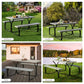 All Weather Outdoor Picnic Table