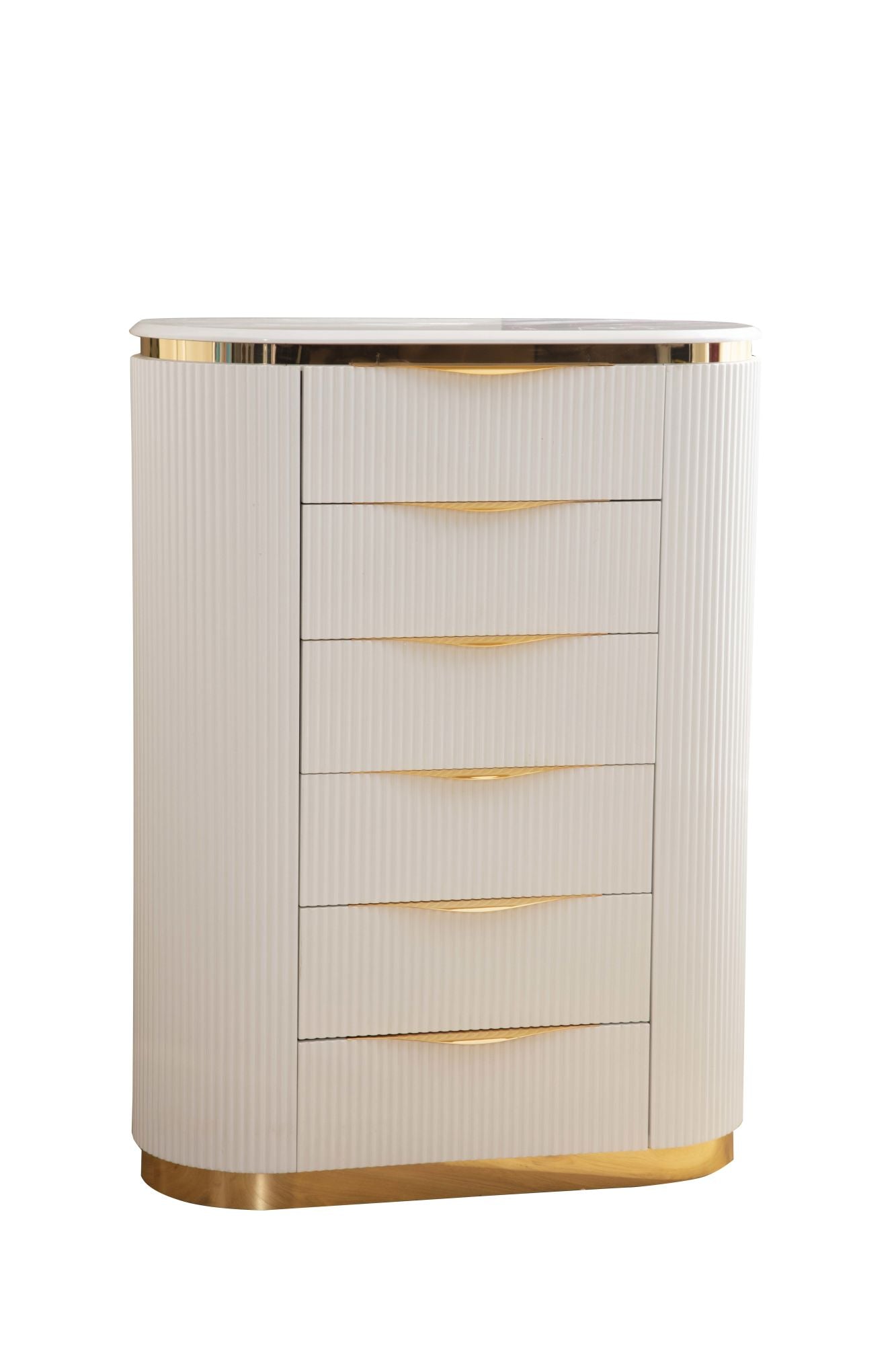 Gold Detailed Cabinet