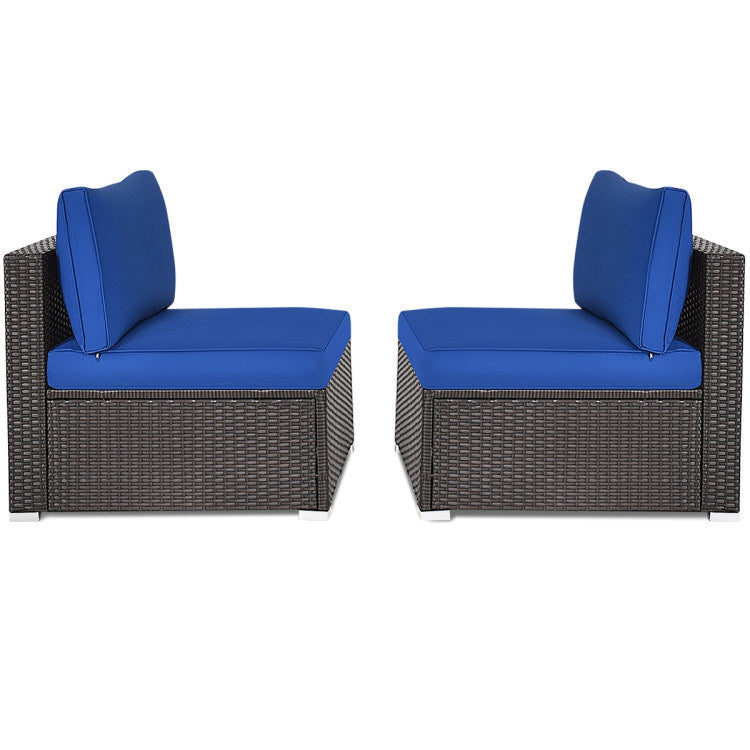 2 Pieces Armless Sofa (multiple color available)