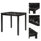 5-Piece Kitchen Table Set Faux Marble Top