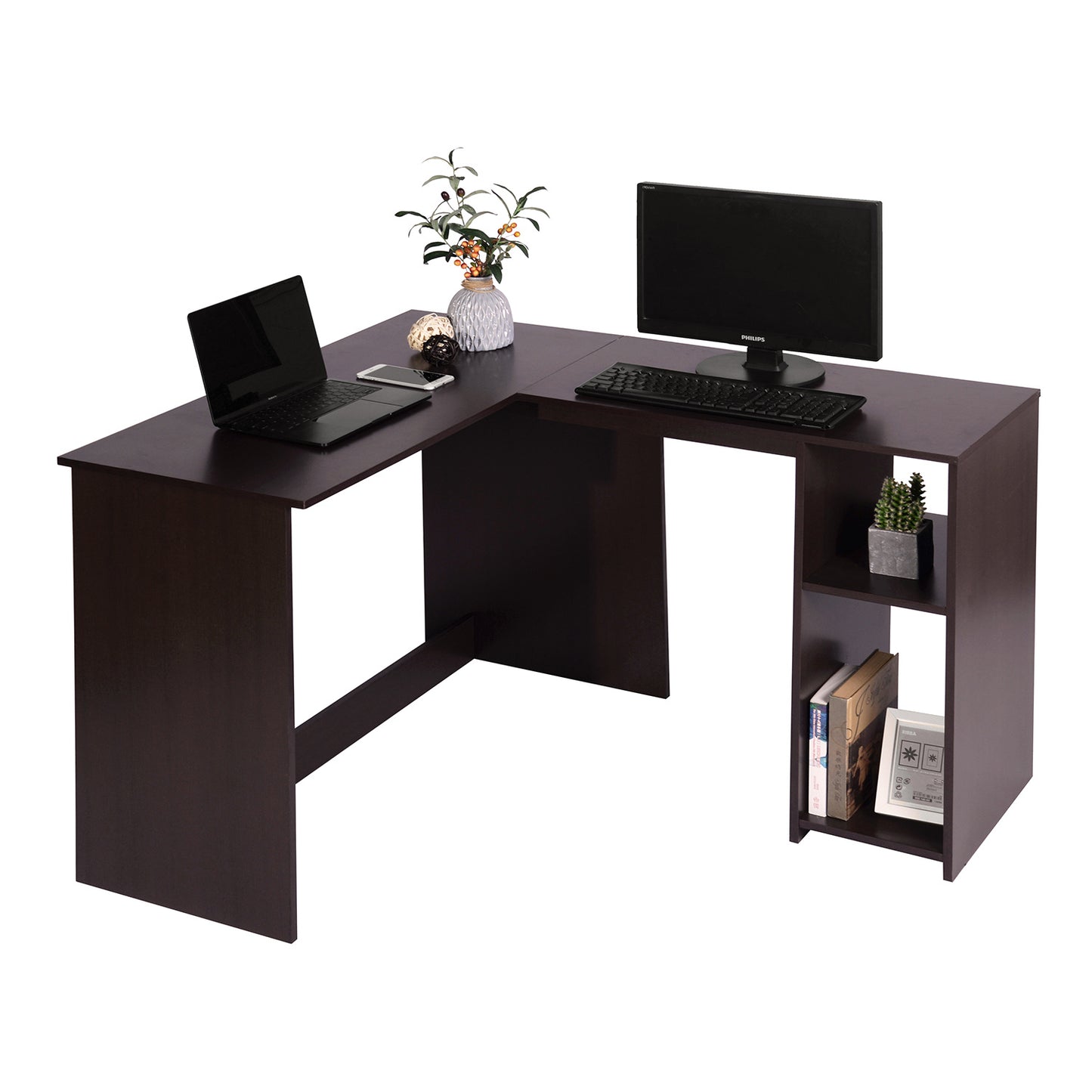 39.4\" W x 47.2\"  Computer Desk L-Shaped