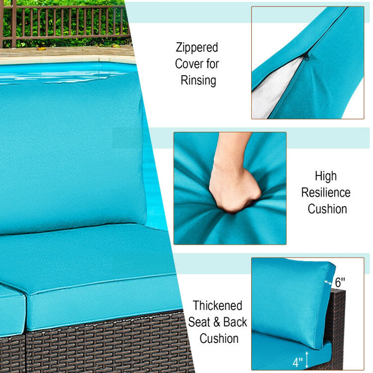 2 Pieces Armless Sofa (multiple color available)