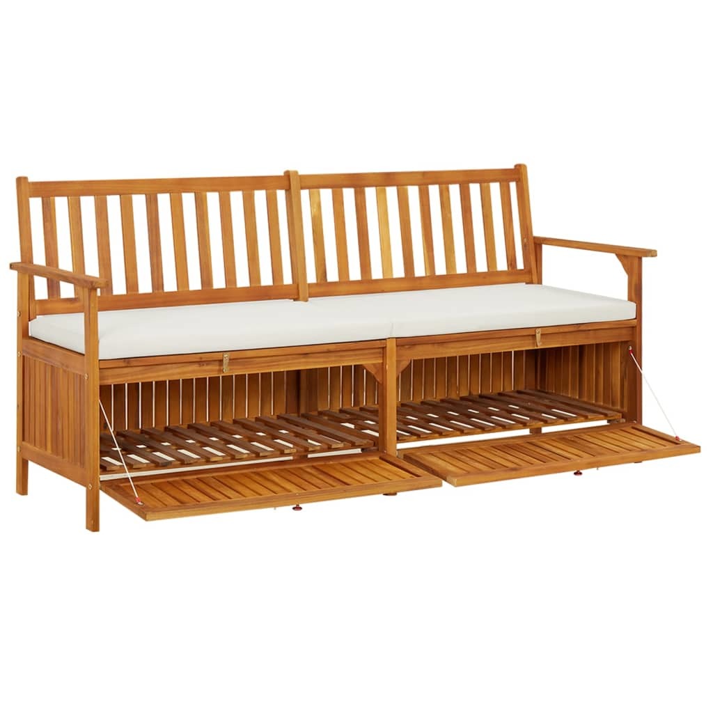 Solid Wood Acacia storage bench