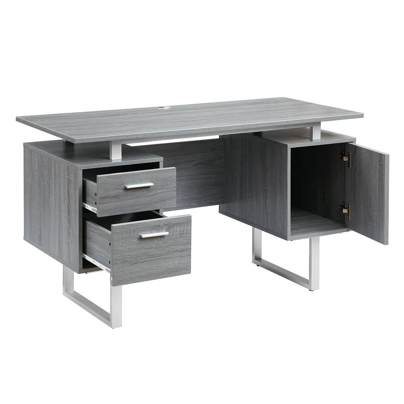 Modern Office Desk with Storage