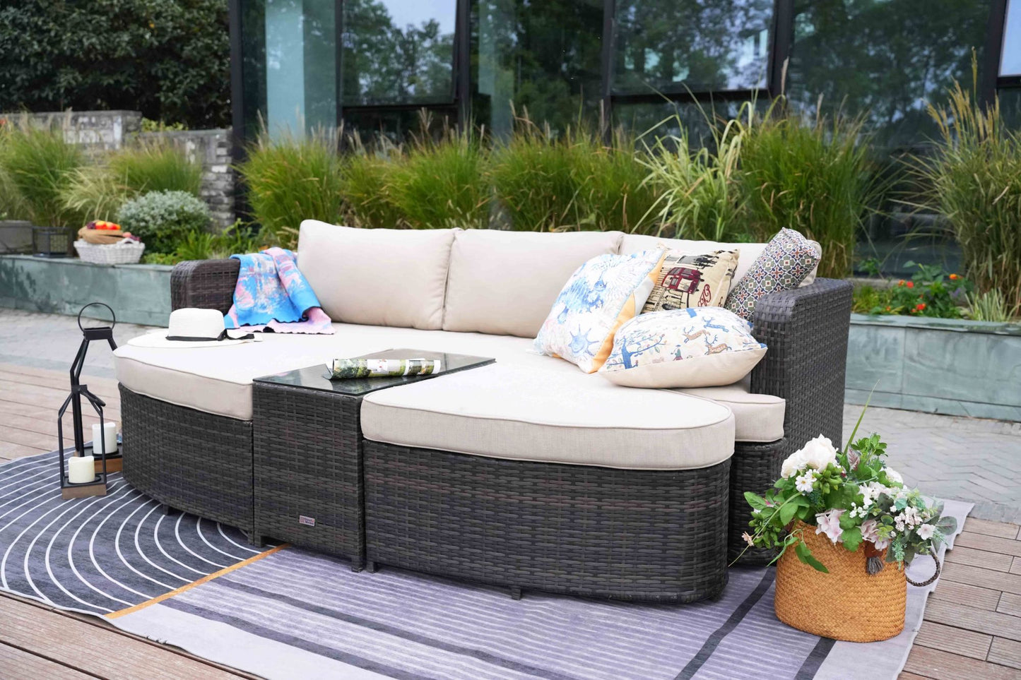 Direct Wicker 4-PC Outdoor Furniture Sofa