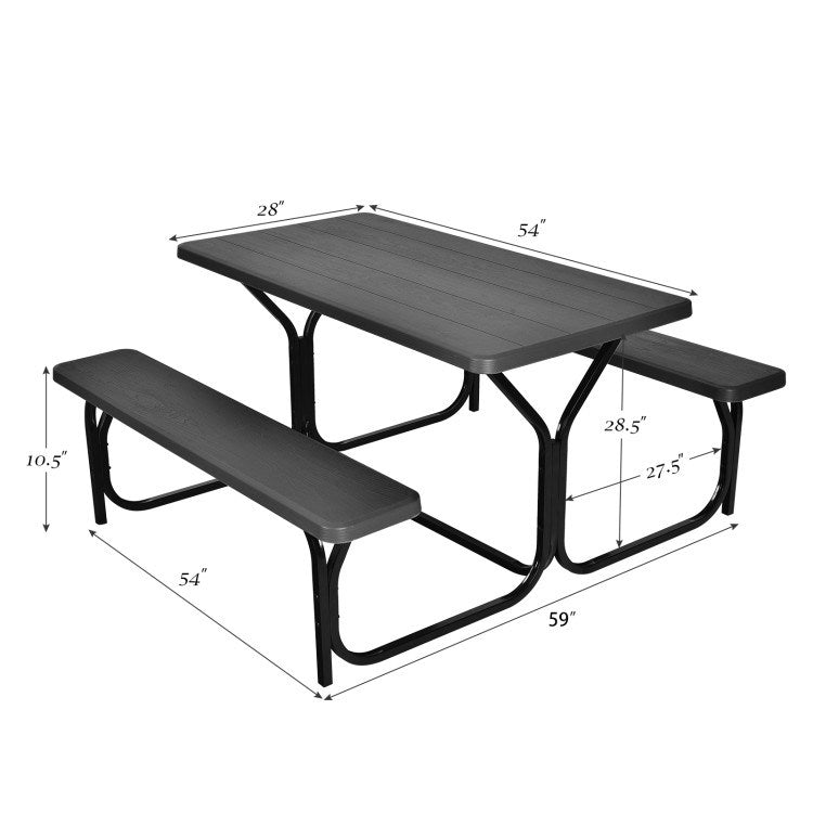 All Weather Outdoor Picnic Table