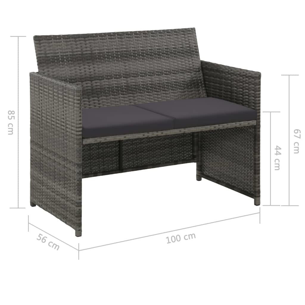 2 Seater Garden Sofa