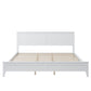 Modern  Solid Wood King Platform Bed