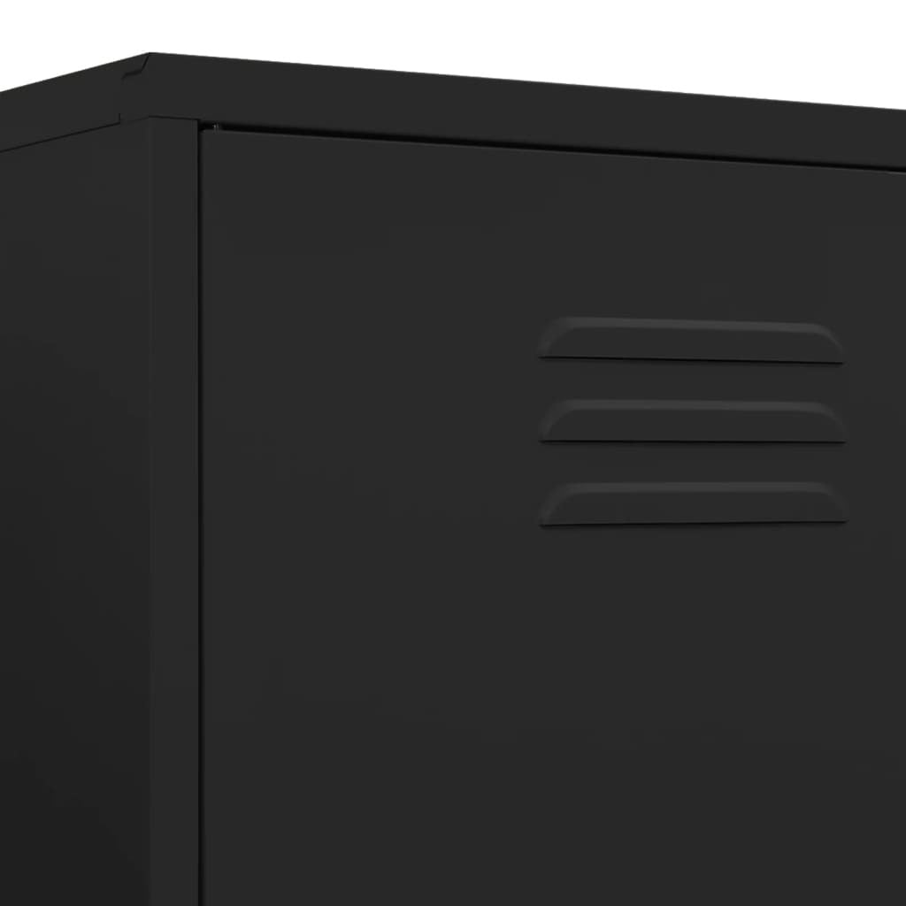 black Steel Wardrobe