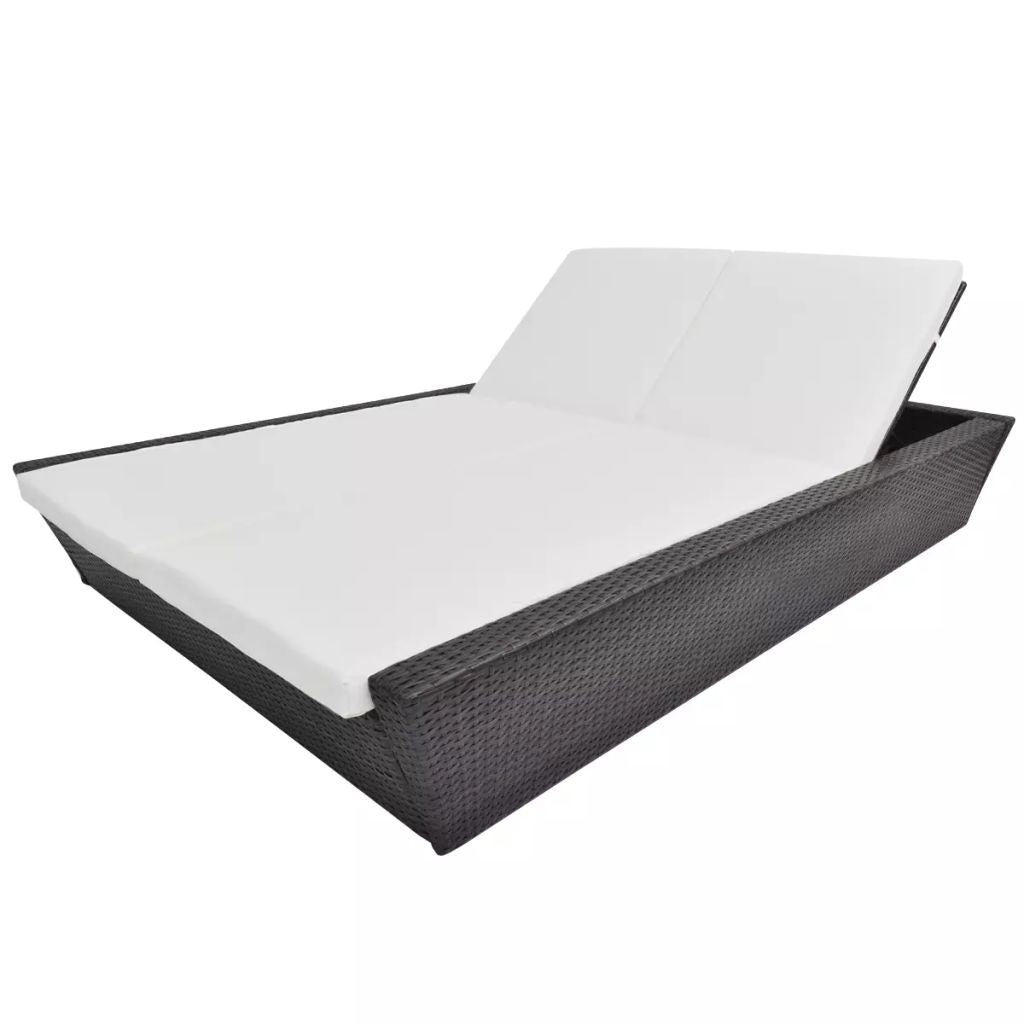 Outdoor Lounge Bed with Cushion