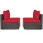 2 Pieces Armless Sofa (multiple color available)
