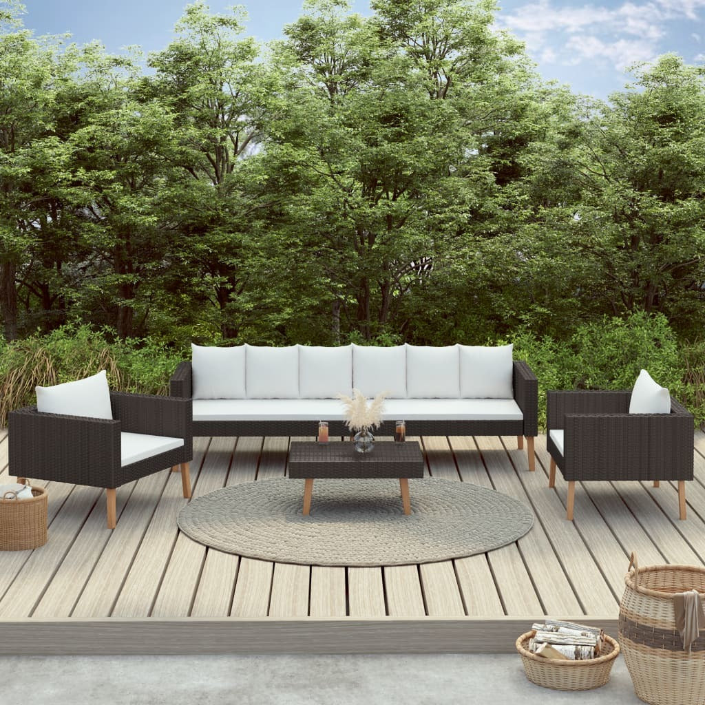 Garden Lounge sofa Set with Cushions