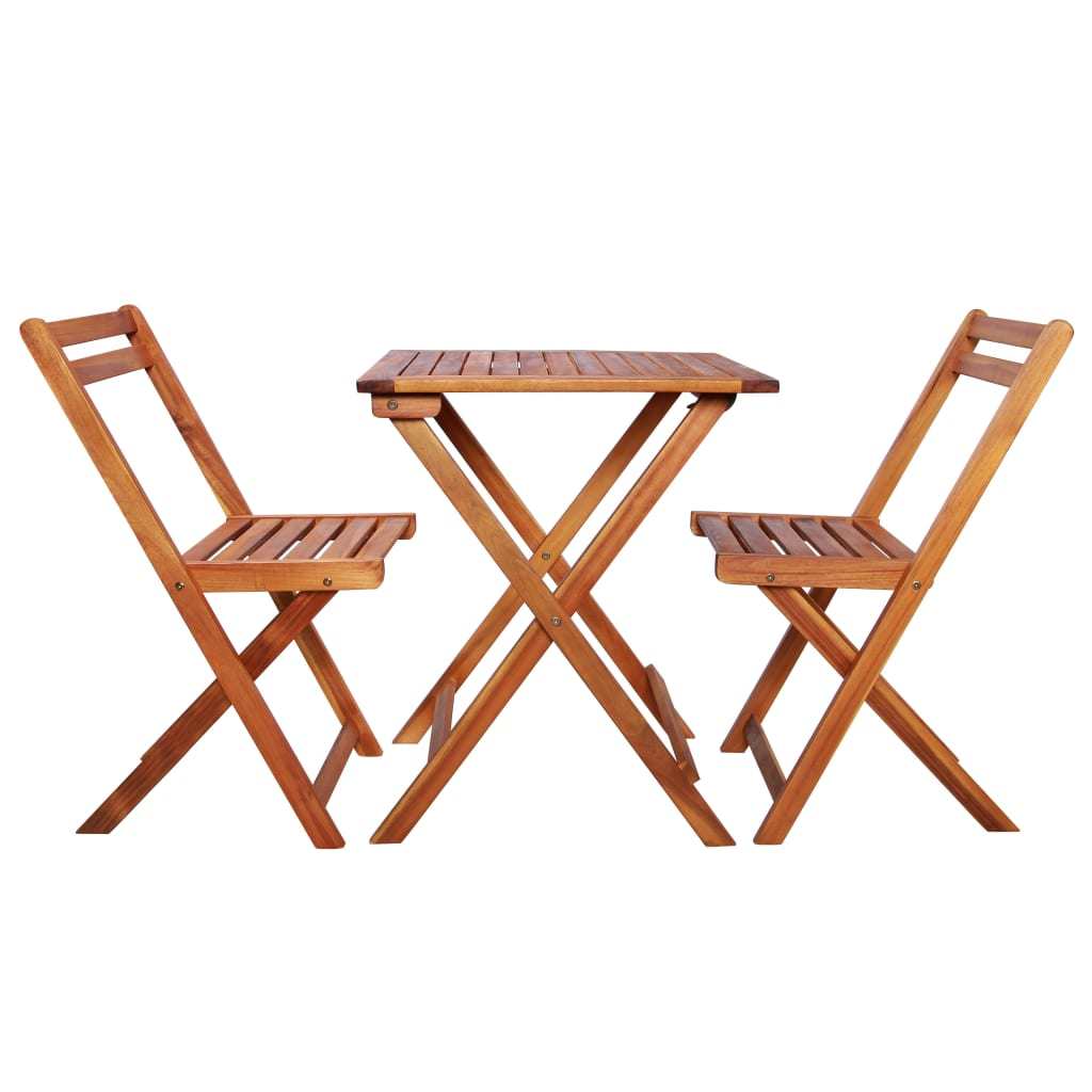 3 Piece Folding Bistro Set