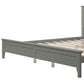 Modern  Solid Wood King Platform Bed