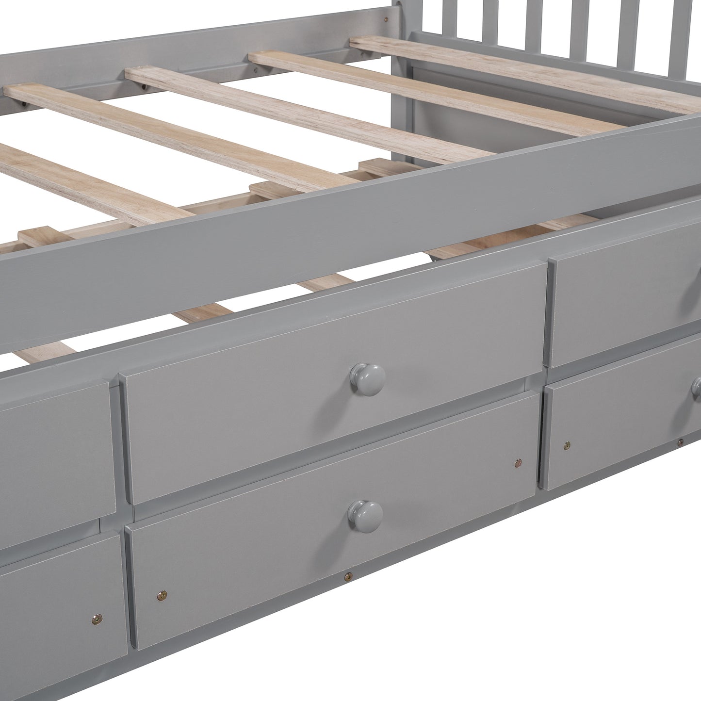 Daybed with Trundle and Drawers;  Twin Size