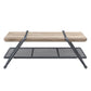 Brantley Coffee Table in sandy grey finish