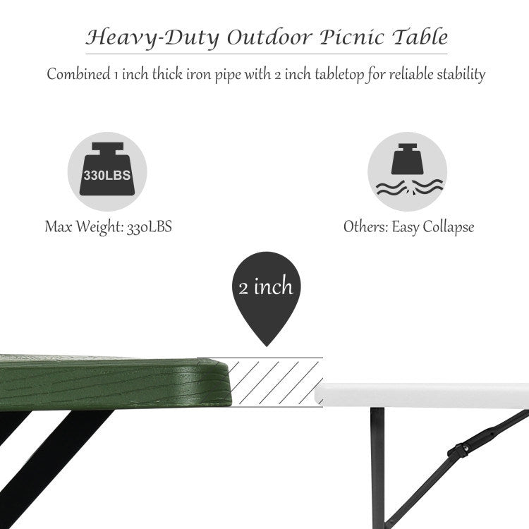 All Weather Outdoor Picnic Table