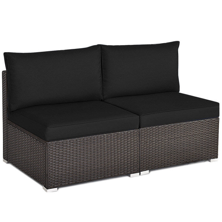 2 Pieces Armless Sofa (multiple color available)