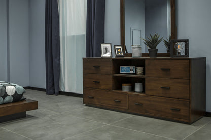 Nova Domus Fantasia Contemporary Walnut Dresser