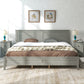 Modern  Solid Wood King Platform Bed