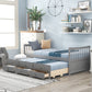 Daybed with Trundle and Drawers;  Twin Size