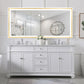 4 Size LED Bathroom Mirror;  Backlit and Frontlit